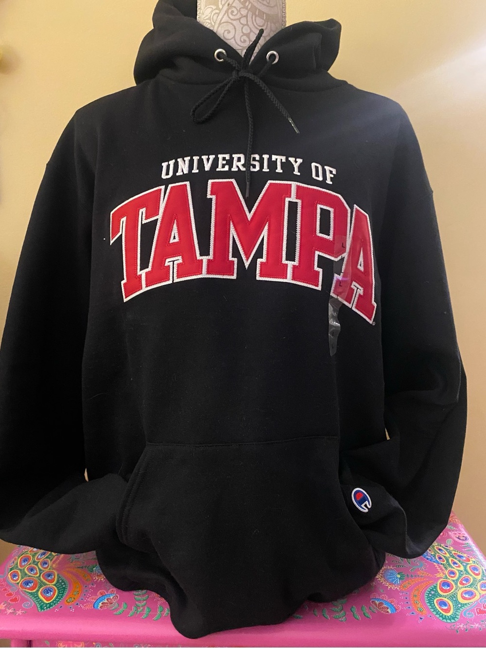 NWT Champion University of Tampa Hoodie SZ L
